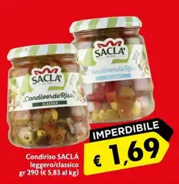 Eurospesa Condiriso SACLA' leggero/classico offerta