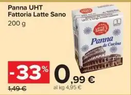 Carrefour Iper Panna UHT Fattoria Latte Sano offerta