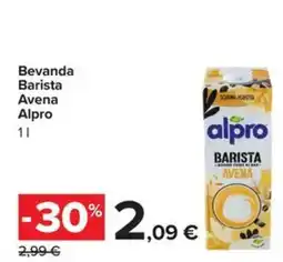 Carrefour Iper Bevanda Barista Avena Alpro offerta