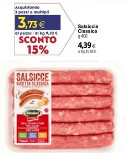 Docks Cash&Carry Salsicce Ricetta Classica Amadori offerta