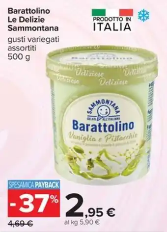 Carrefour Iper Barattolino Le Delizie Sammontana offerta
