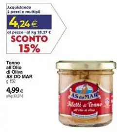 Docks Cash&Carry Tonno all'olio di oliva as do mar offerta