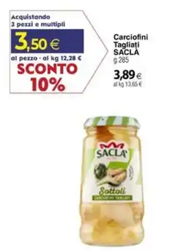 Docks Cash&Carry Carciofini Tagliati SACLA offerta