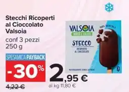 Carrefour Iper Stecchi Ricoperti al Cioccolato Valsoia offerta