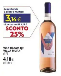 Docks Cash&Carry Vino Rosato Igt VILLA MURA offerta