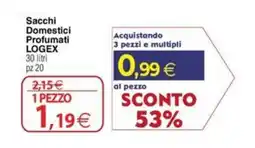 Docks Cash&Carry Sacchi Domestici Profumati LOGEX offerta