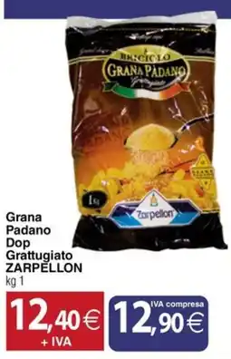 Docks Cash&Carry Grana Padano Dop Grattugiato ZARPELLON offerta