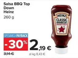 Carrefour Iper Salsa BBQ Top Down Heinz offerta