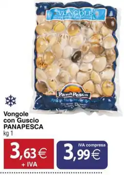 Docks Cash&Carry Vongole con Guscio PANAPESCA offerta