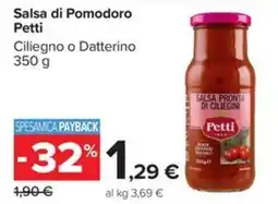 Carrefour Iper Salsa di Pomodoro Petti offerta