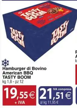 Docks Cash&Carry Hamburger di Bovino American BBQ TASTY BOOM offerta