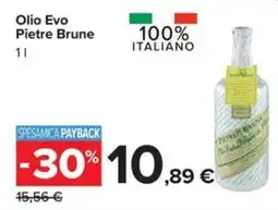 Carrefour Iper Olio Evo Pietre Brune offerta