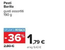 Carrefour Iper Pesti Barilla offerta