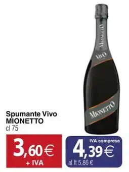 Docks Cash&Carry Spumante Vivo MIONETTO offerta