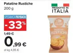Carrefour Iper Patatine Rustiche offerta