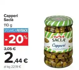 Carrefour Iper Capperi Sacla offerta