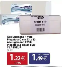 Docks Cash&Carry Asciugamano Classeur offerta