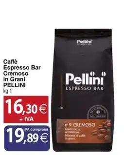 Docks Cash&Carry Caffè Espresso Bar Cremoso in Grani PELLINI offerta