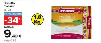 Carrefour Iper Biscotto Plasmon offerta