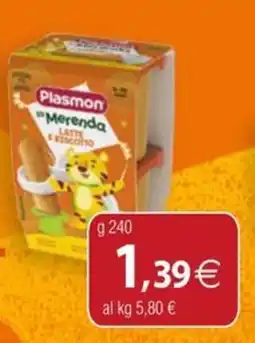 Docks Cash&Carry Plasmon Merenda Latte e Zucchero offerta