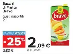 Carrefour Iper Succhi di Frutta Bravo offerta