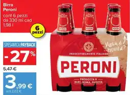 Carrefour Iper Birra Peroni offerta