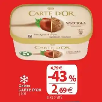 Docks Cash&Carry Gelato carte d'or offerta