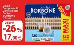 Docks Cash&Carry Cialde Compostabili Caffé Miscela Decisa BORBONE offerta