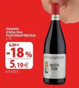 Docks Cash&Carry Dolcetto d'alba doc Fontanafredda offerta