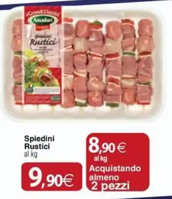 Docks Cash&Carry Spiedini Rustici Amadori offerta