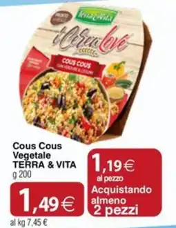 Docks Cash&Carry Cous Cous Vegetale TERRA & VITA offerta