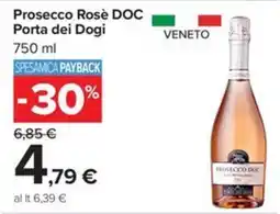 Carrefour Iper Prosecco Rosè DOC Porta dei Dogi offerta