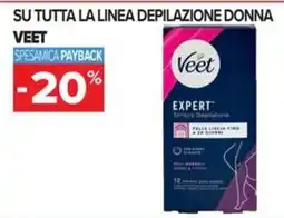Carrefour Iper Veet Expert Strisce Depilatorie offerta