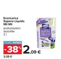 Carrefour Iper Ecoricarica Sapone Liquido Mil Mil offerta