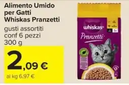 Carrefour Iper Whiskas Pranzetti offerta