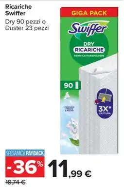 Carrefour Iper Ricariche Swiffer Dry offerta