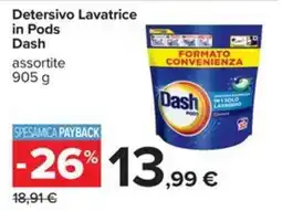 Carrefour Iper Detersivo Lavatrice in Pods Dash offerta