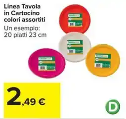 Carrefour Iper Linea Tavola in Cartocino offerta