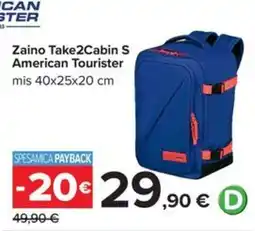 Carrefour Iper Zaino Take2Cabin S American Tourister offerta