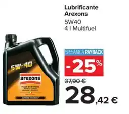 Carrefour Iper Lubrificante Arexons 5W40 offerta