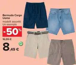 Carrefour Iper Bermuda Cargo Uomo offerta