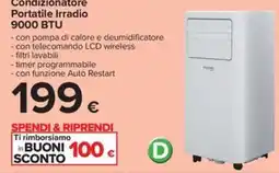 Carrefour Iper Condizionatore Portatile Irradio offerta