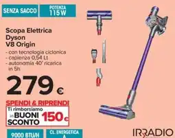 Carrefour Iper Scopa Elettrica Dyson V8 Origin offerta