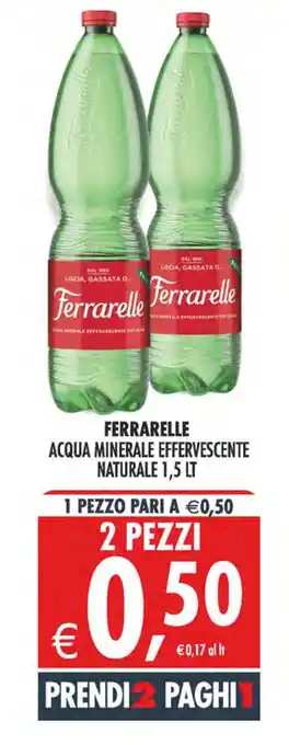 Deco Maxistore Ferrarelle Acqua Minerale Effervescente Naturale offerta