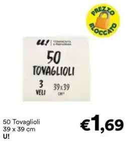 Unes Tovaglioli U! offerta