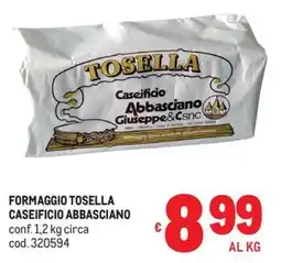Metro FORMAGGIO TOSSELLA offerta
