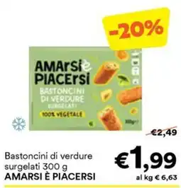 Unes Bastoncini di verdure AMARSÌ È PIACERSI offerta