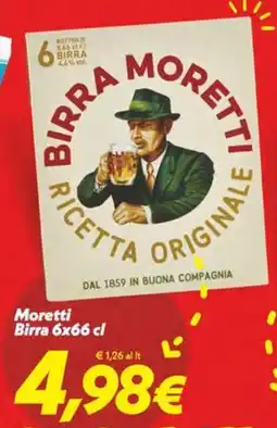 Iper Super Conveniente Birra Moretti offerta