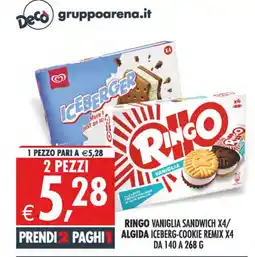 Deco Maxistore Ringo Vaniglia Sandwich offerta
