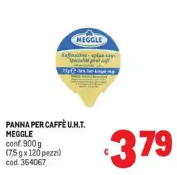 Metro Panna per caffè U.H.T. Meggle offerta